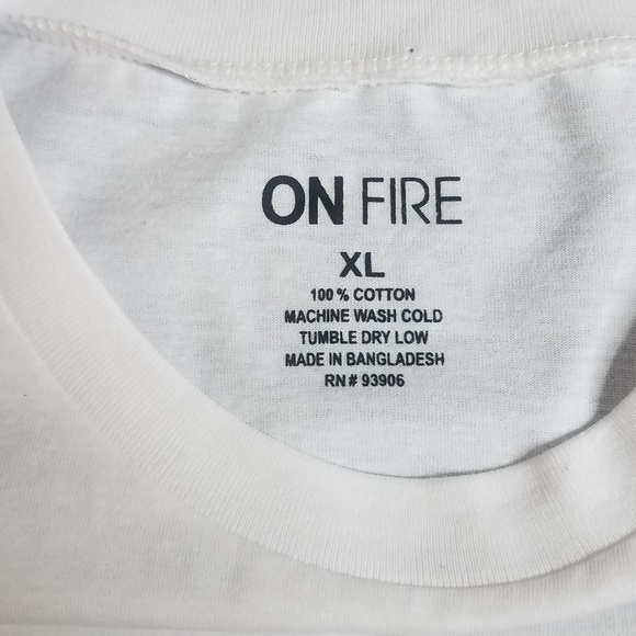 Women's On Fire Brand Graphic T-shirt - Picture 4 of 4